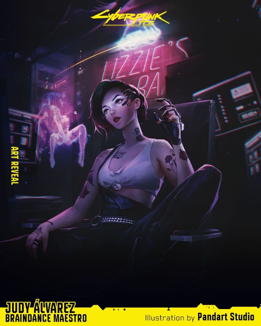 Judy Alvarez (Cyberpunk (Series)) Rule 34 Image