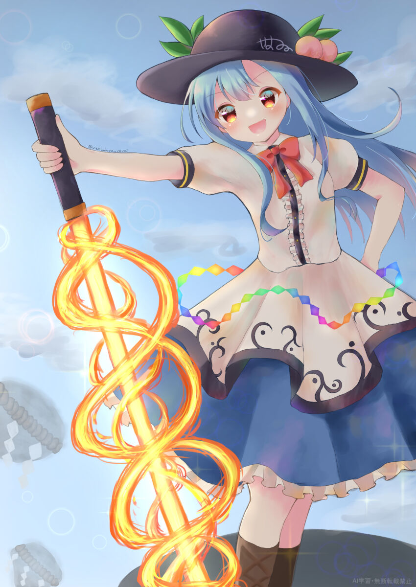 Hinanawi Tenshi (Touhou) Rule 34 Image