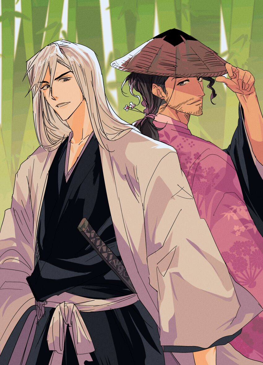 Kyouraku Shunsui (Bleach) Rule 34 Image