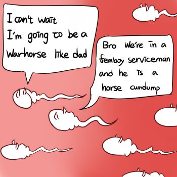 Sperm Conversation (Meme) Rule 34 Image