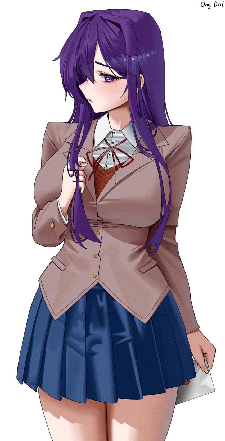 Yuri (Doki Doki Literature Club) Rule 34 Image
