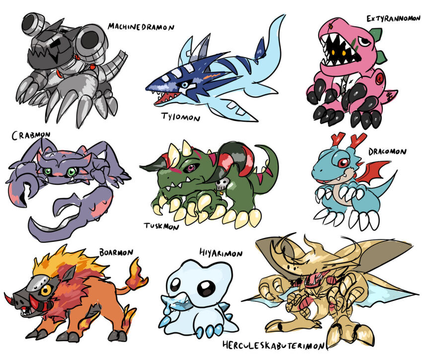 Dracomon (Digimon) Rule 34 Image