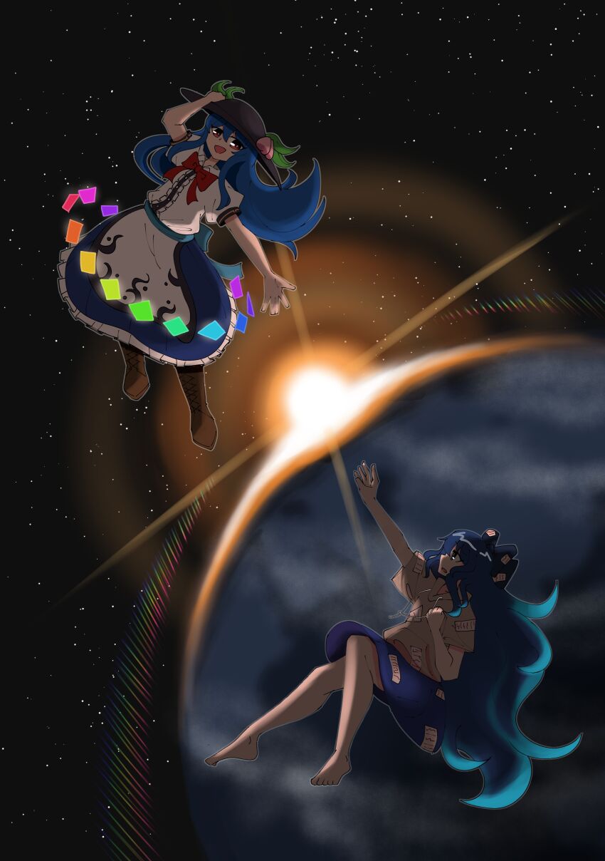 Hinanawi Tenshi (Touhou) Rule 34 Image