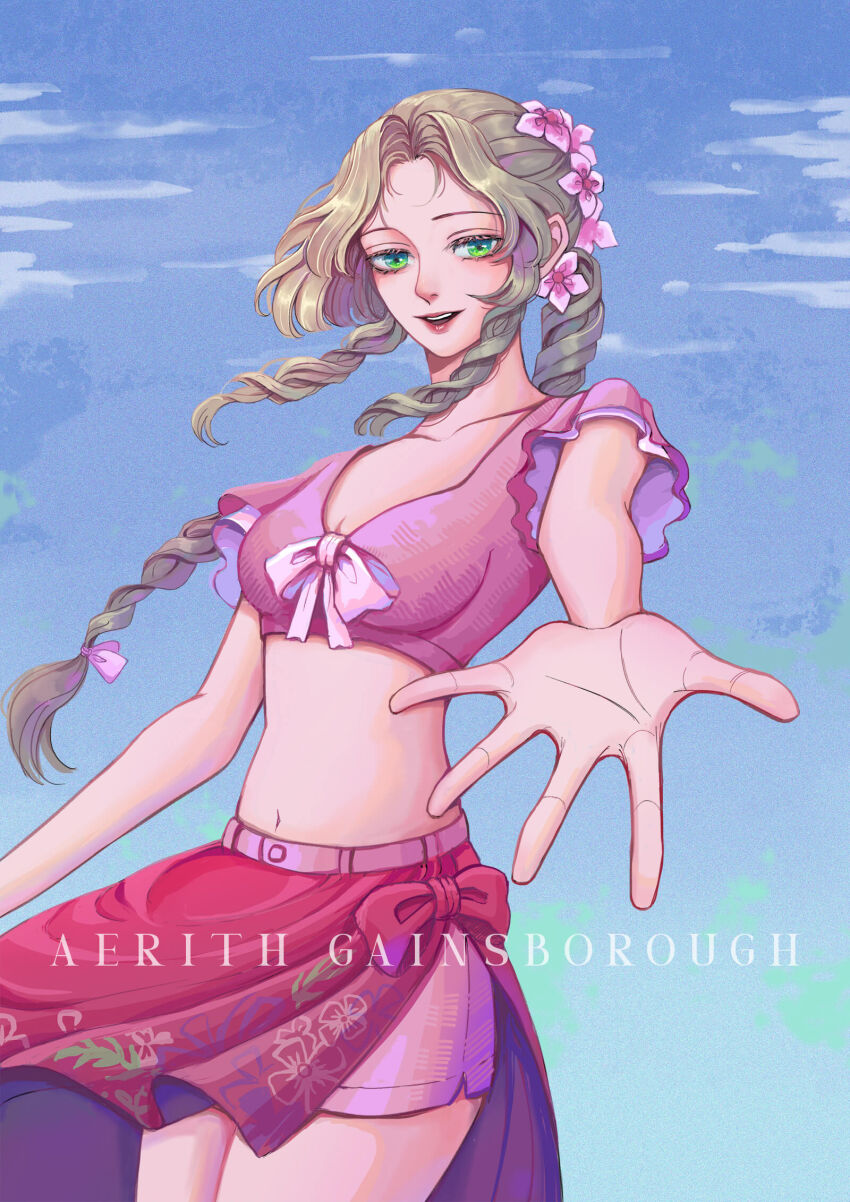 Aerith Gainsborough (Final Fantasy) Rule 34 Image