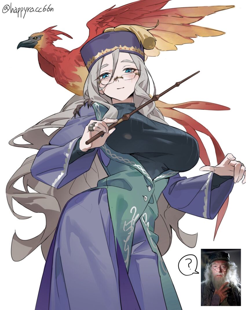 Albus Dumbledore (Fawkes (Harry Potter)) Rule 34 Image