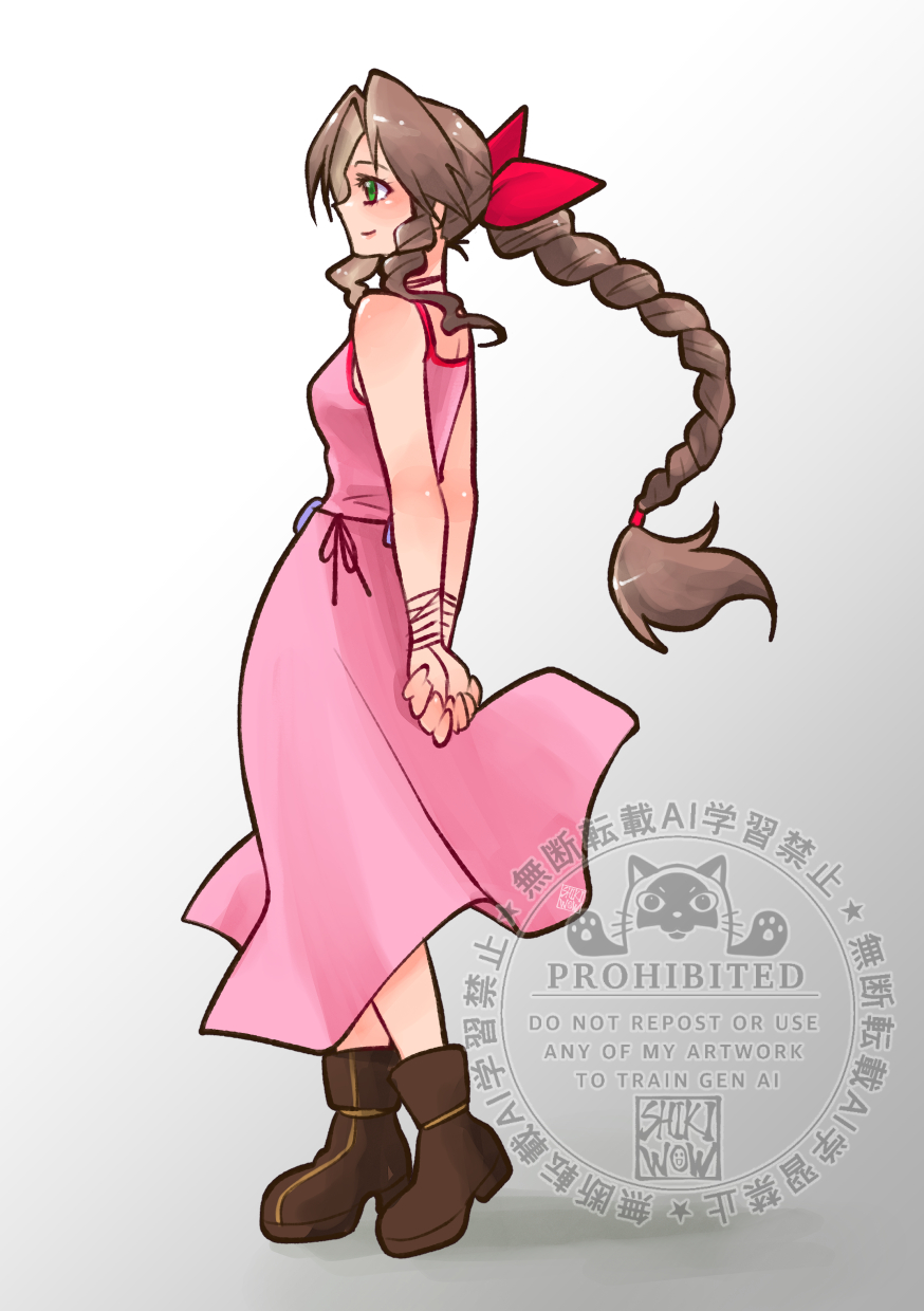 Aerith Gainsborough (Final Fantasy) Rule 34 Image