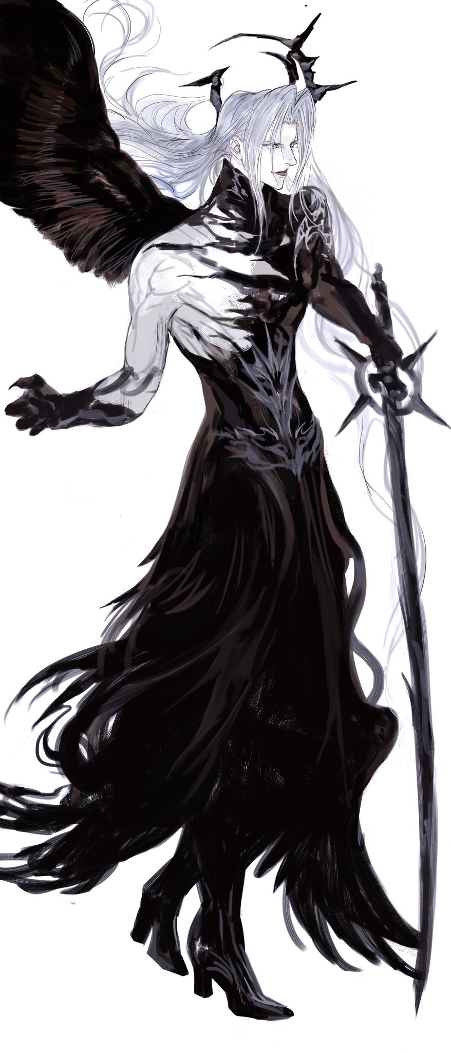 Sephiroth (Final Fantasy) Rule 34 Image
