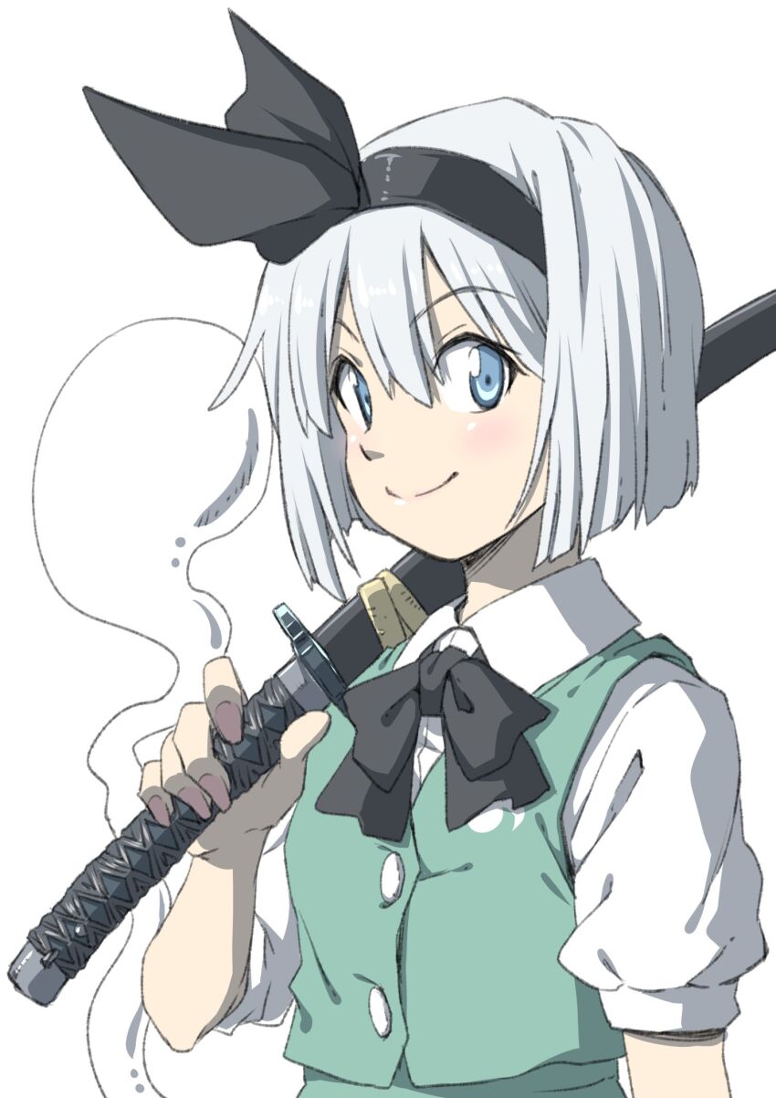 Konpaku Youmu (Touhou) Rule 34 Image