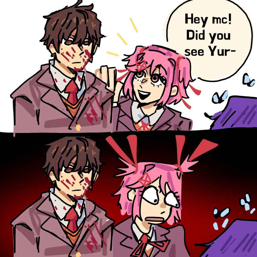 Natsuki (Doki Doki Literature Club) Rule 34 Image