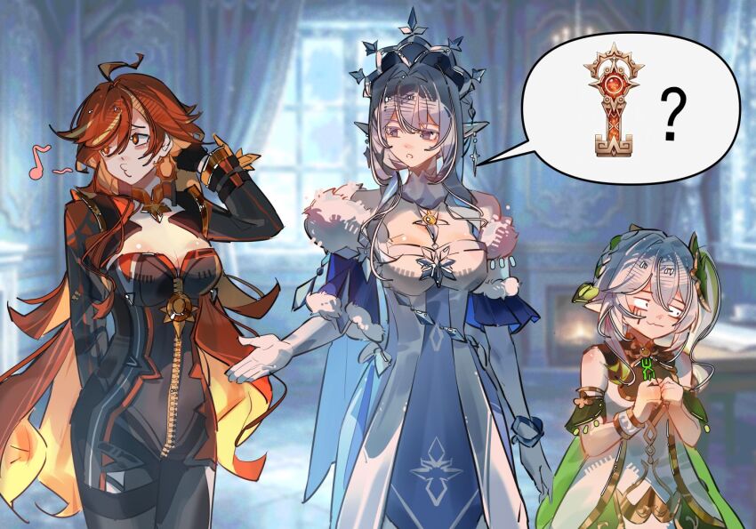 Anastasya Feodorovna Snezhnaya (Genshin Impact) Rule 34 Image