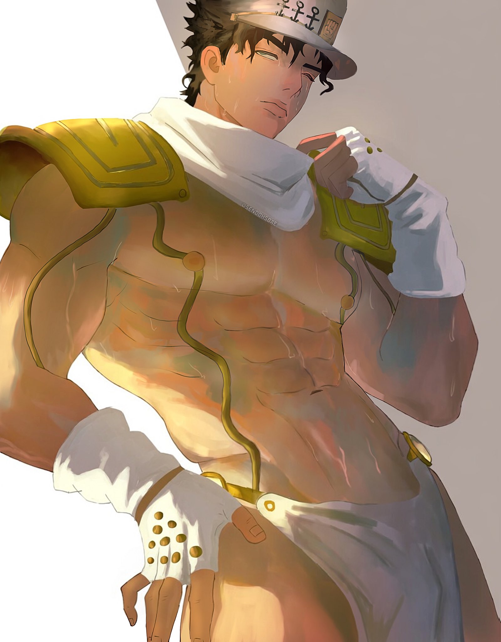Star Platinum (Diamond Wa Kudakenai) Rule 34 Image