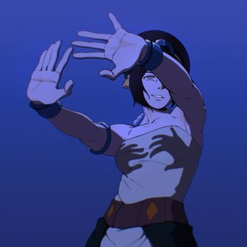 Hand Shadow Covering Breasts (Meme) Rule 34 Image