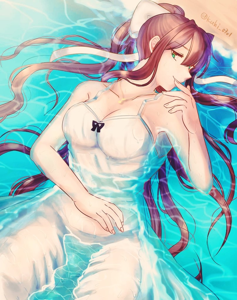 Monika (Doki Doki Literature Club) Rule 34 Image