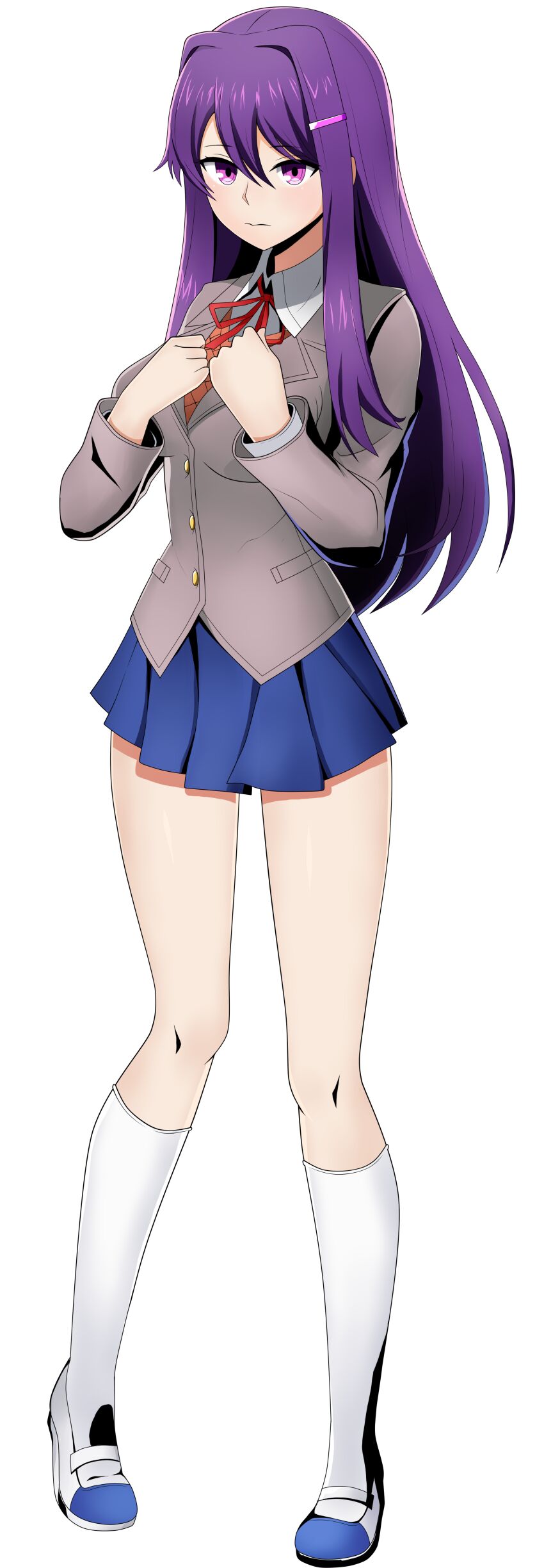 Yuri (Doki Doki Literature Club) Rule 34 Image