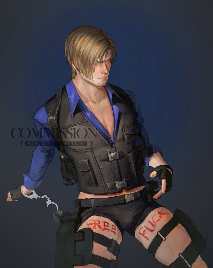 Leon S. Kennedy (Resident Evil) Rule 34 Image