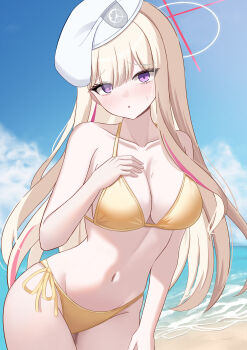 Blonde Student Council President (Blue Archive) Rule 34 Image