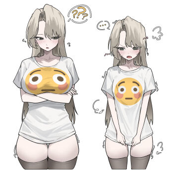 Flushed Face Emoji Shirt (Meme) Rule 34 Image