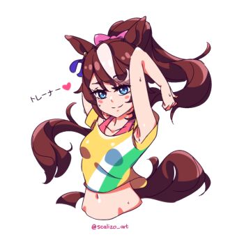 Tokai Teio (Casual) (Umamusume) Rule 34 Image