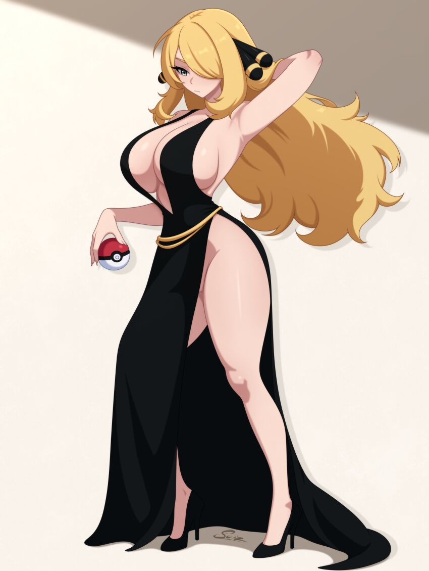 Cynthia (Pokemon) Rule 34 Image
