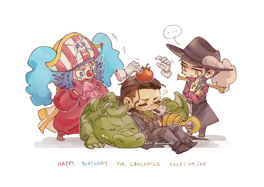 Buggy The Clown (Crocodile (One Piece)) Rule 34 Image