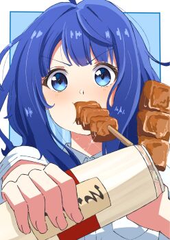 Blue Background Rule 34 Image