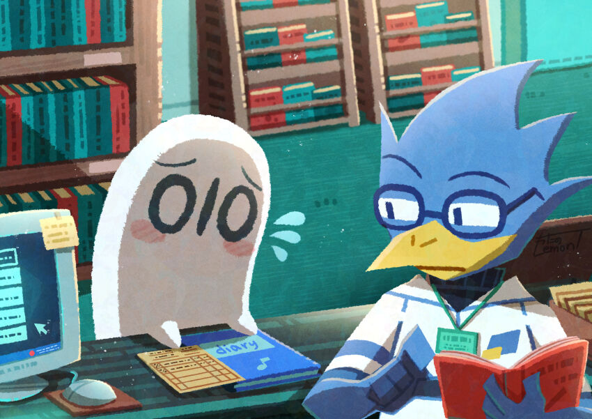 Napstablook (Berdly (Deltarune)) Rule 34 Image