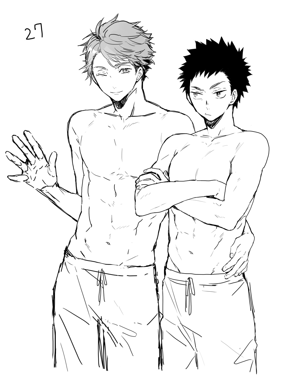 Iwaizumi Hajime (Haikyuu!!) Rule 34 Image