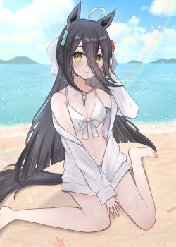 Manhattan Cafe (Tobasuze Hot Summer!) (Umamusume) Rule 34 Image