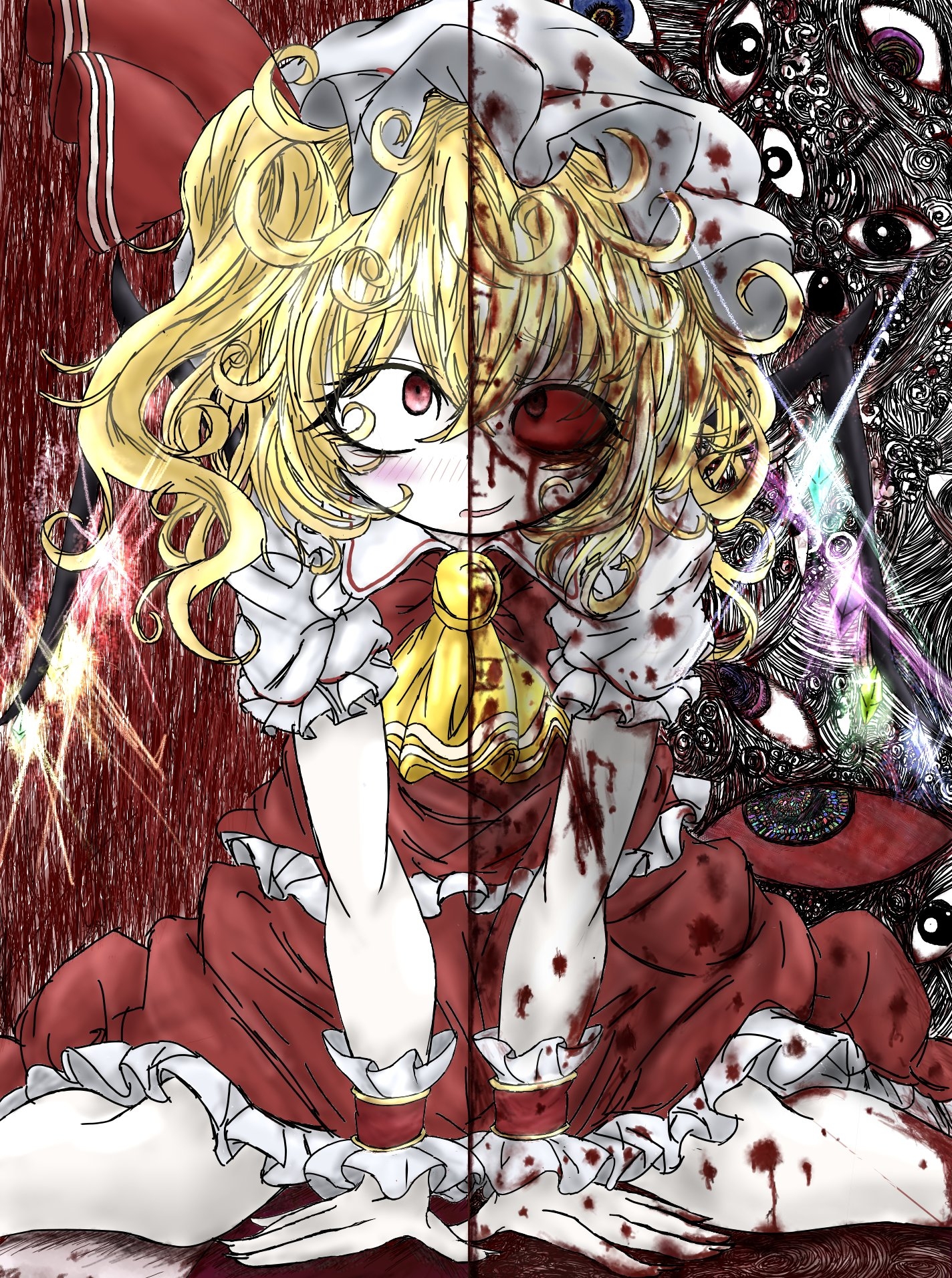 Flandre Scarlet (Touhou) Rule 34 Image