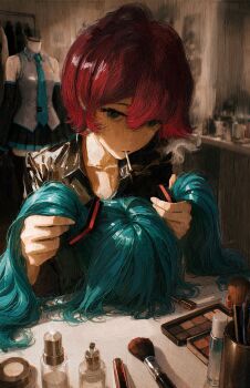 Hatsune Miku (Cosplay) Rule 34 Image