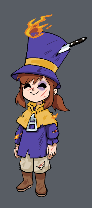 Hat Kid (A Hat In Time) Rule 34 Image
