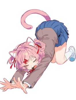 Natsuki (Doki Doki Literature Club) Rule 34 Image