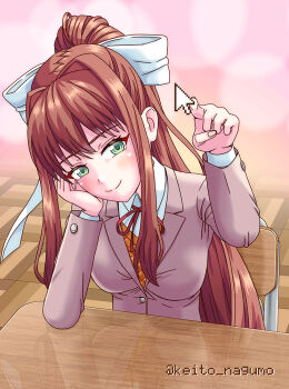 Monika (Doki Doki Literature Club) Rule 34 Image