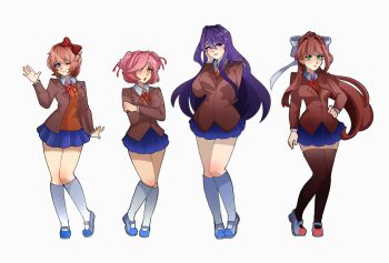 Monika (Doki Doki Literature Club) Rule 34 Image