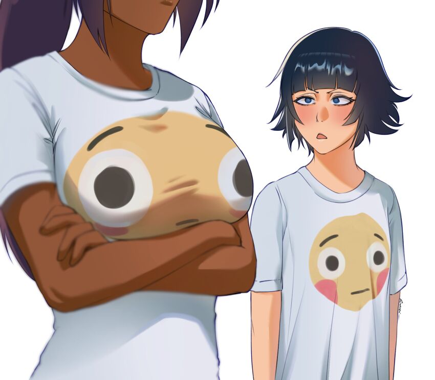 Flushed Face Emoji Shirt (Meme) Rule 34 Image