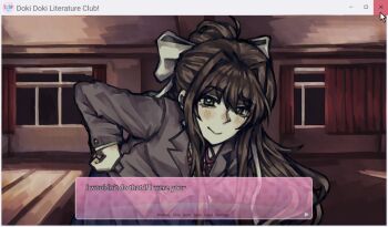 Just Monika (Meme) Rule 34 Image