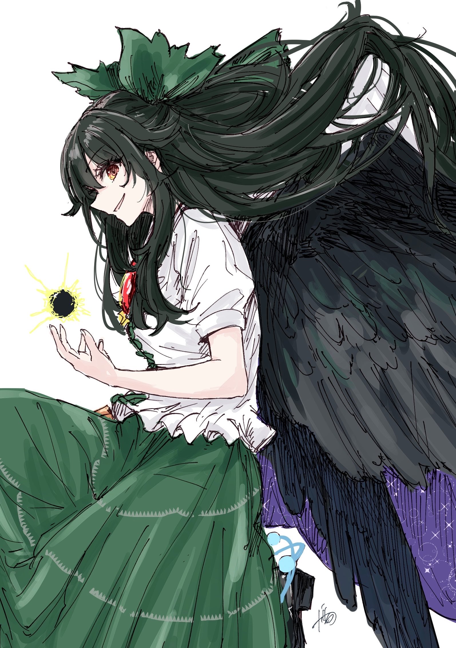 Reiuji Utsuho (Touhou) Rule 34 Image