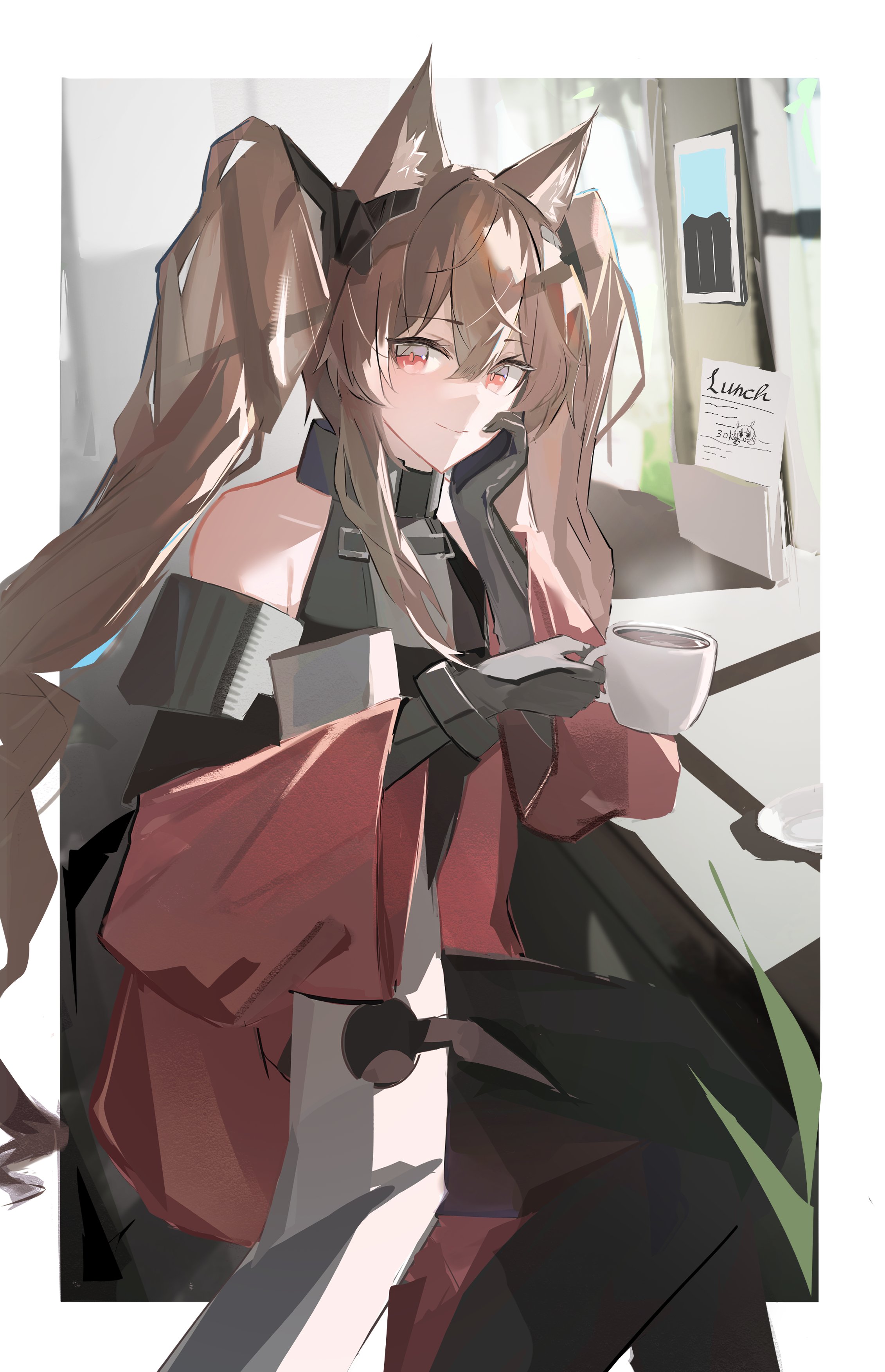 Angelina (Arknights) Rule 34 Image