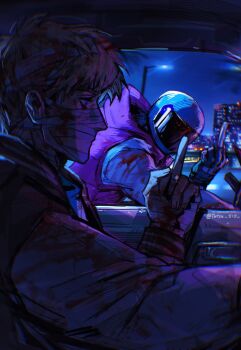 Biker (Hotline Miami) Rule 34 Image