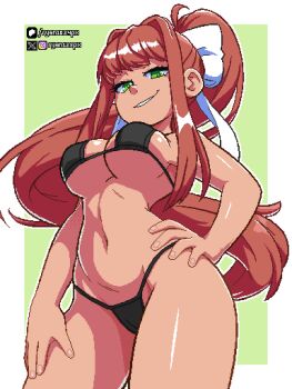 Monika (Doki Doki Literature Club) Rule 34 Image