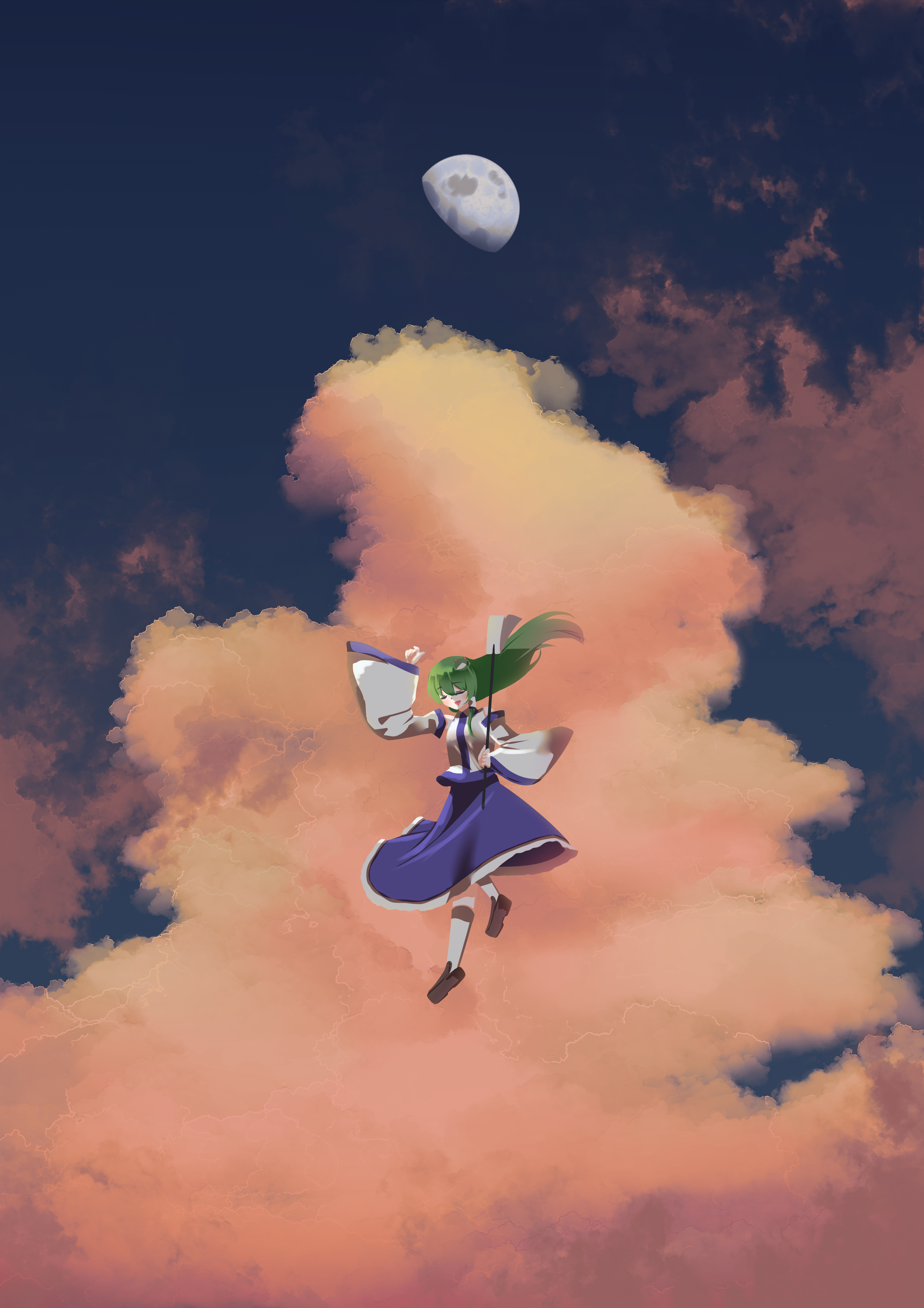 Kochiya Sanae (Touhou) Rule 34 Image