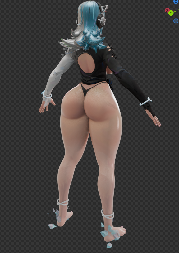 Luna Snow (Marvel) Rule 34 Image