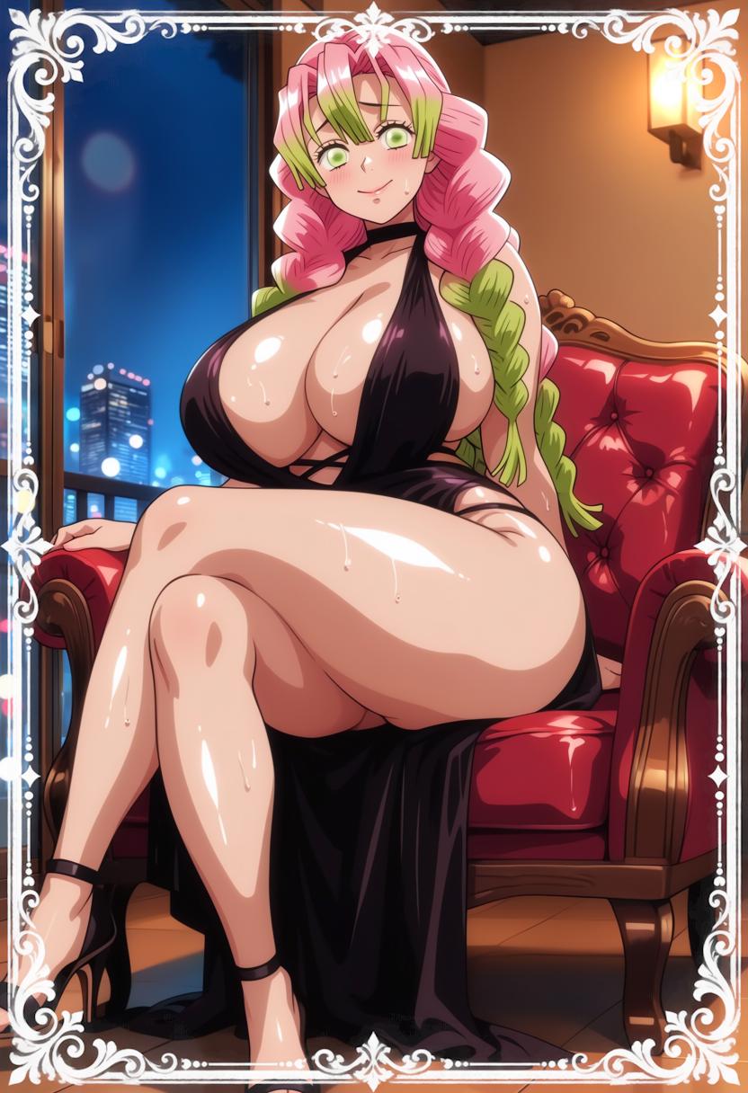 Kanroji Mitsuri (Demon Slayer) Rule 34 Image
