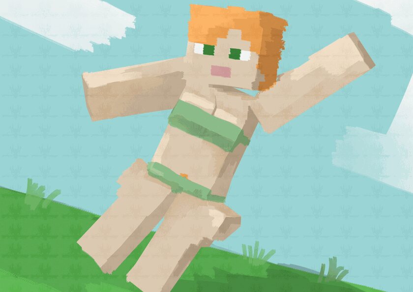 Alex (Minecraft) Rule 34 Image