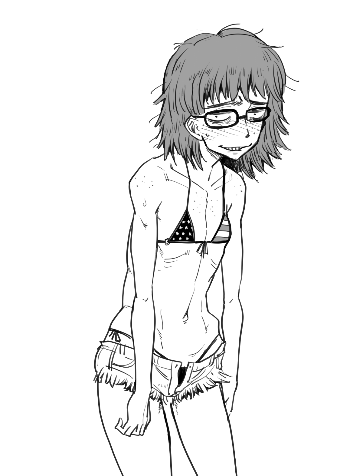 American Nerd Girl (Baalbuddy) Rule 34 Image