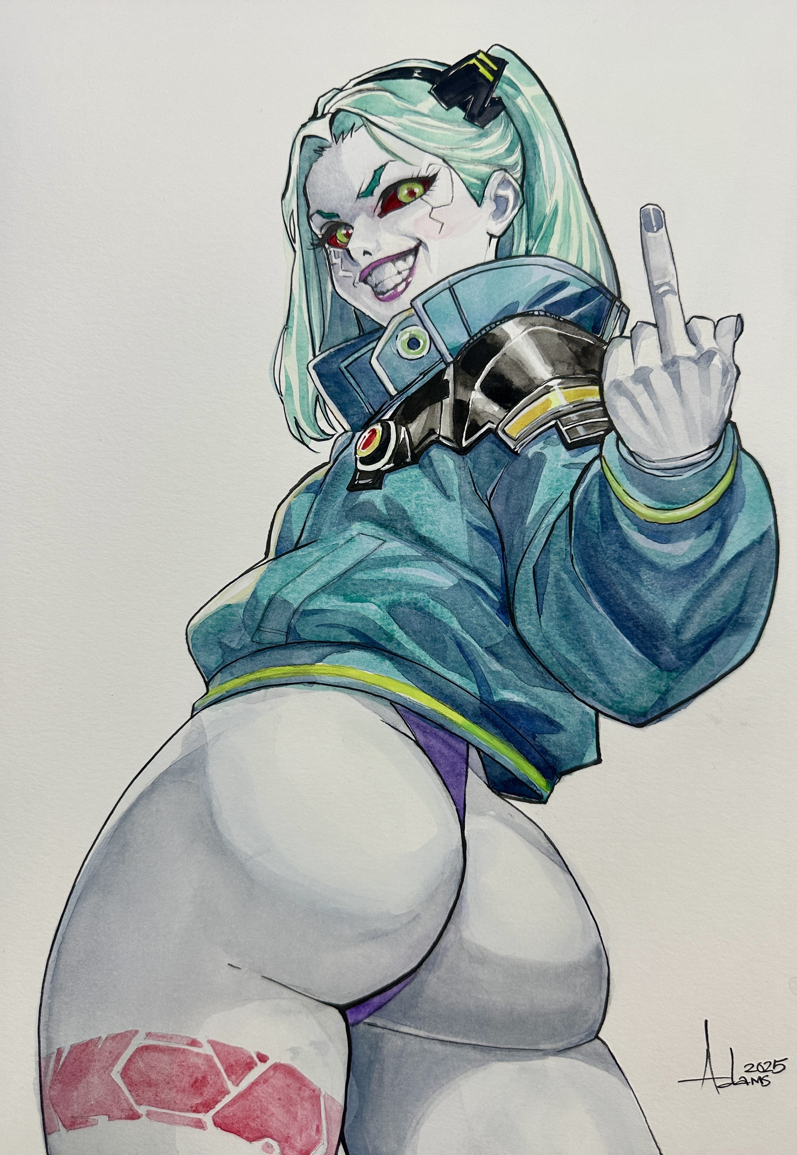 Rebecca (Edgerunners) Rule 34 Image