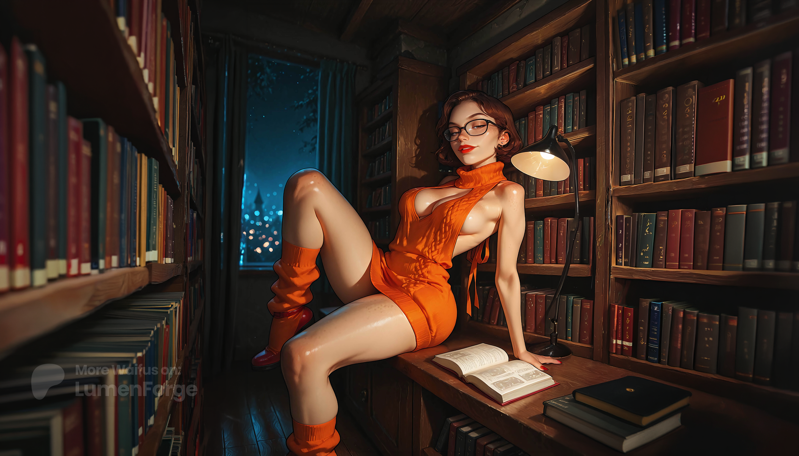 Velma Dinkley (Scooby-Doo) Rule 34 Image