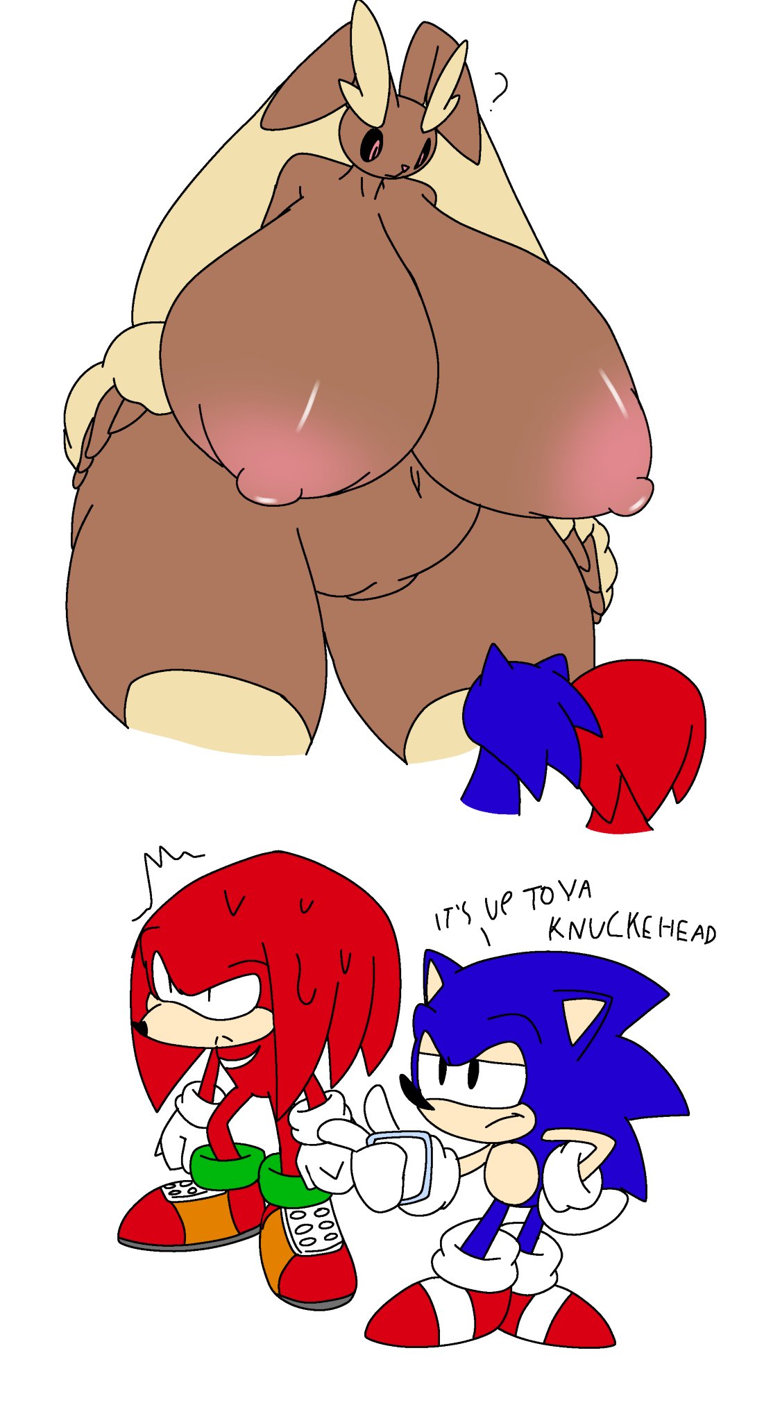 Knuckles The Echidna (Pokemon) Rule 34 Image
