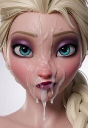 Elsa (Frozen) Rule 34 Image