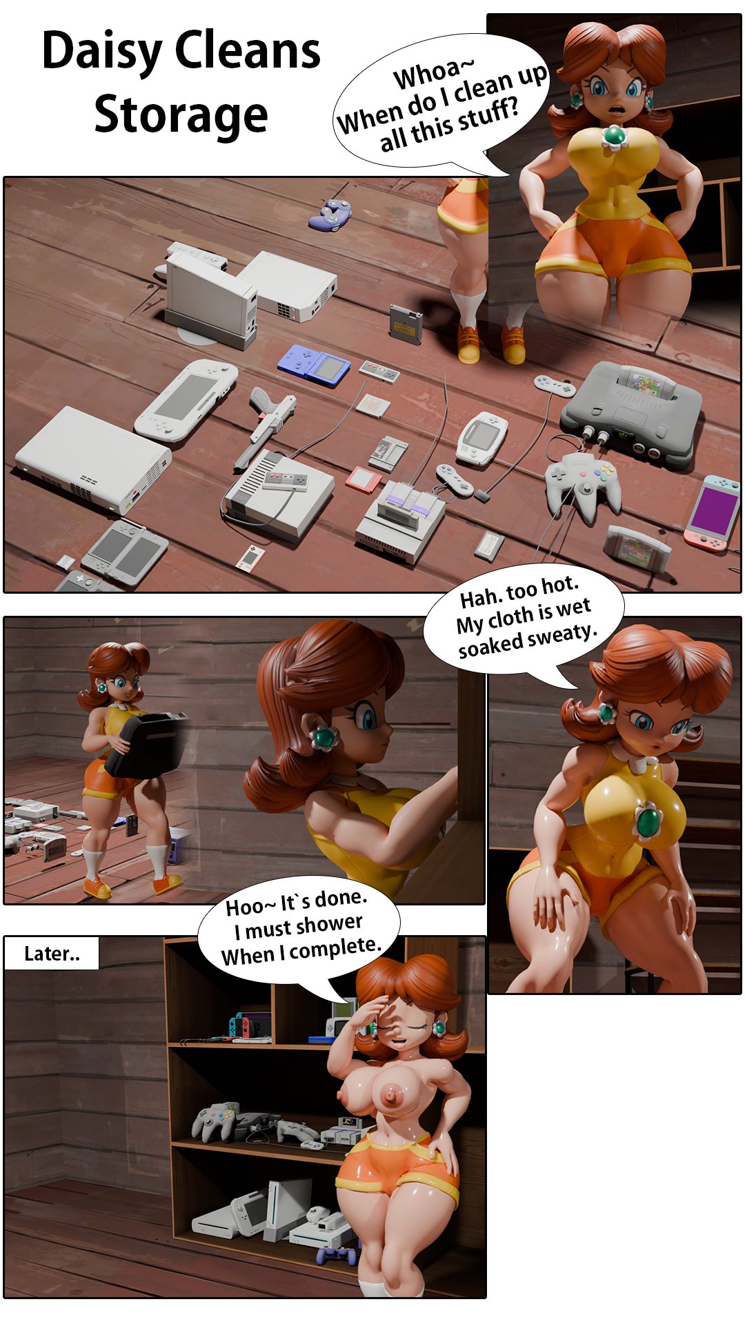 Princess Daisy (Mario (Series)) Rule 34 Image